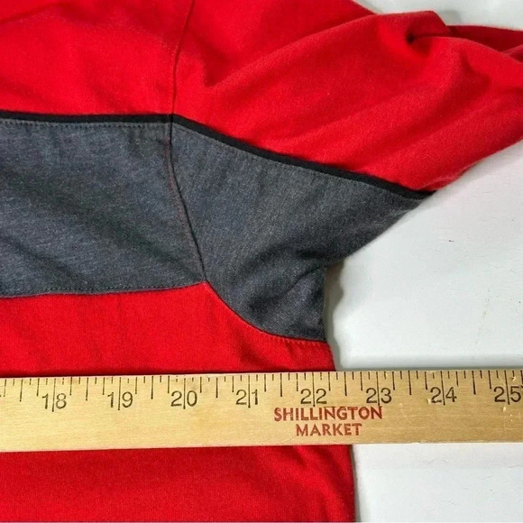 Fanatics Mens Promotional Harley Davidson Shirt XL Red Gray Button Short Sleeved - Picture 8 of 9